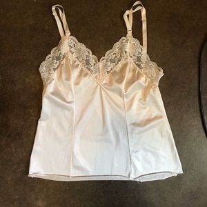 Silk lace cami